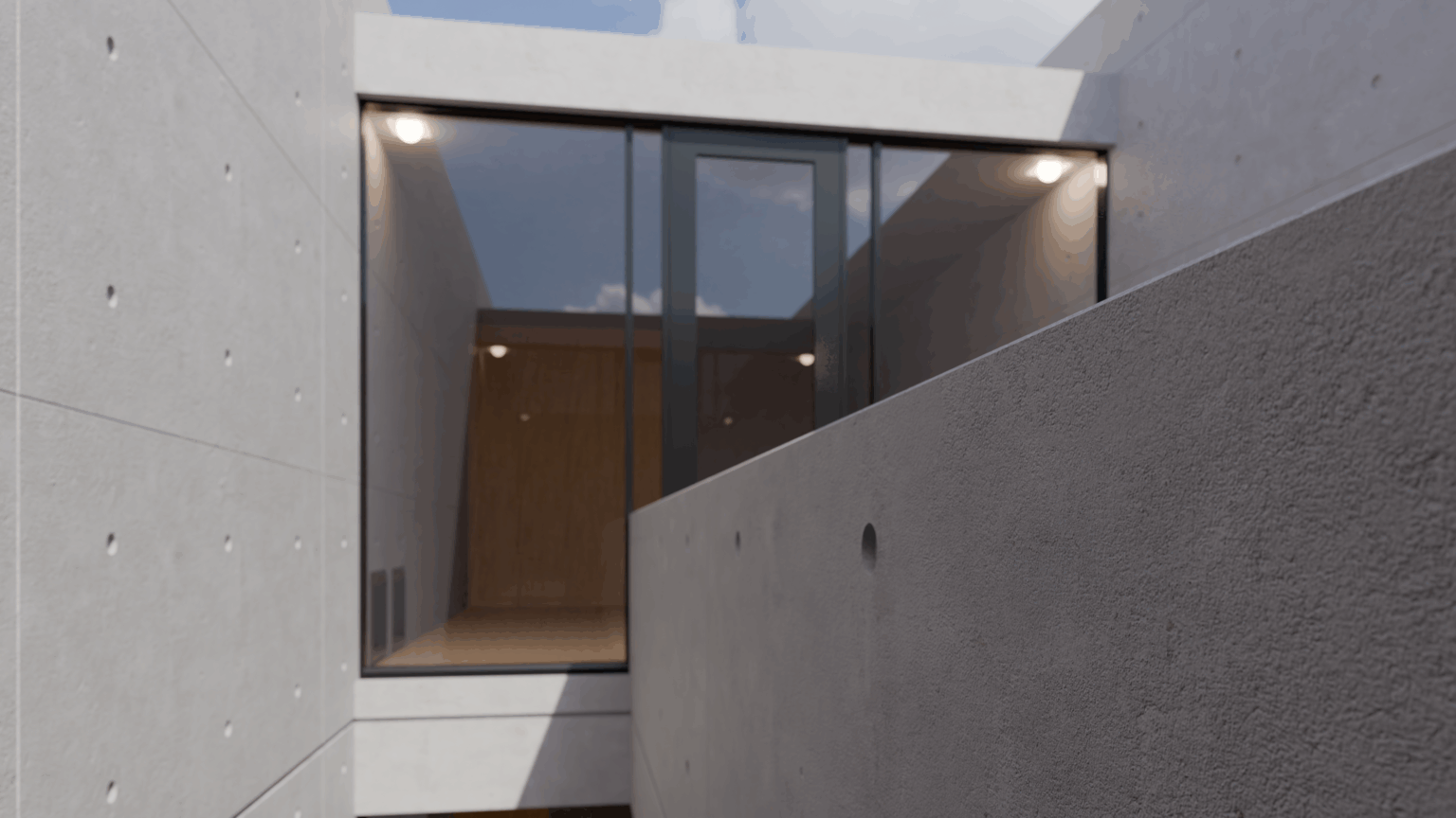 建築3DCGコース（Blender）で制作する作例